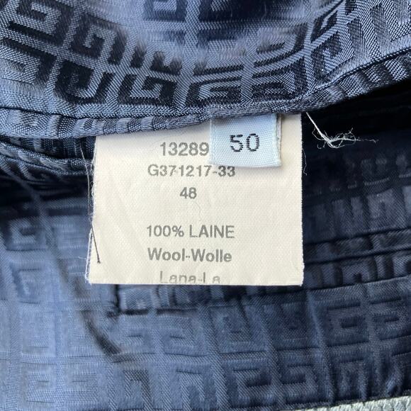 Givenchy Sport Coat Blazer Jacket 43” Chest Black Wool 3 Button Single Breasted - Picture 13 of 15